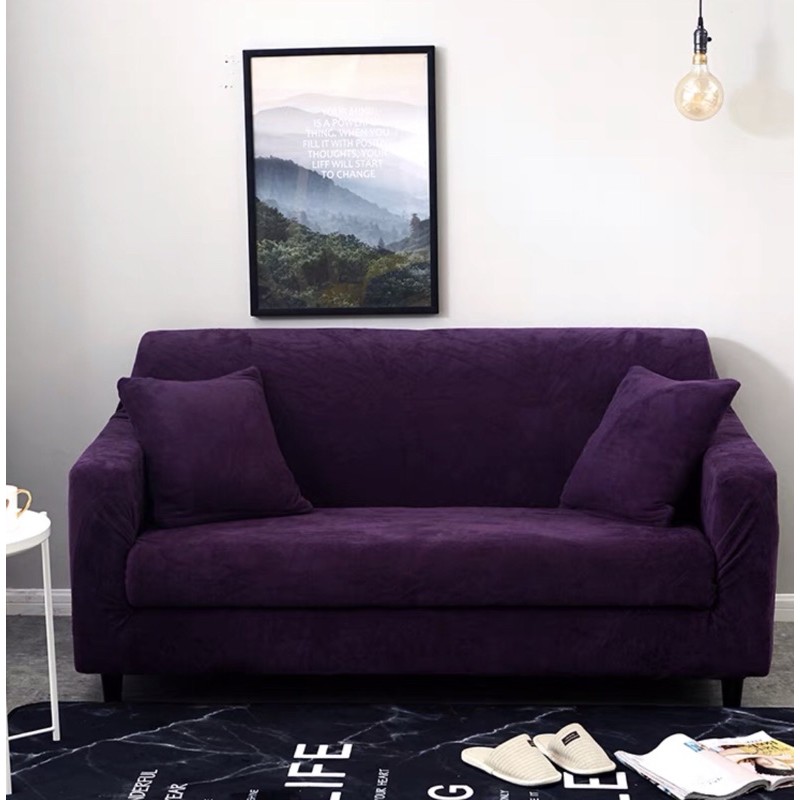 [CÓ NGAY] Ga Bọc Ghế Sofa Nhung Lông Mà Tối Sang Trọng Decor Nhà Cửa