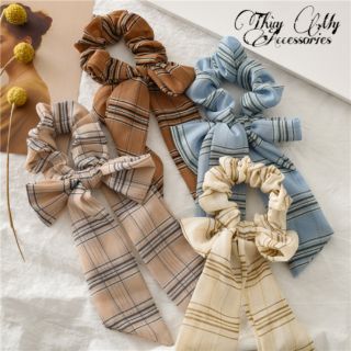 Cột tóc vải nơ scrunchies- Thùy My Accessories