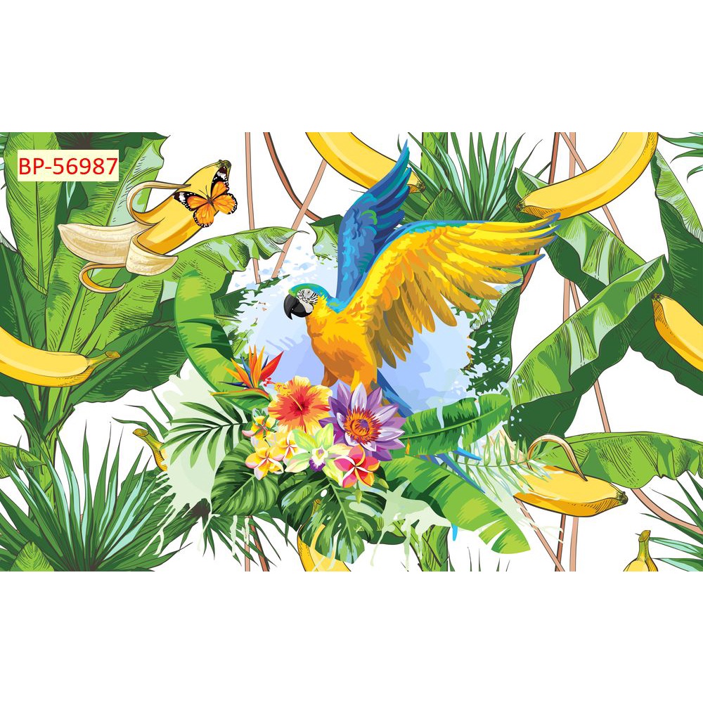 Tranh dán tường vải lụa 3D giành cho Quán Cafe, Trà Sữa, Trang Trí Cửa Hàng