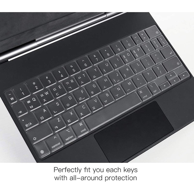 Air 4 Pro 11 Pro 12.9 inch Miếng Phủ Bàn Phím TPU Siêu Mỏng Cho Bàn Phím Ma Thuật Keyboard