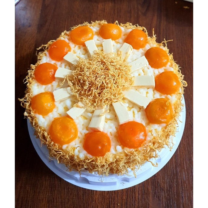Bánh bông lan phô mai trứng muối