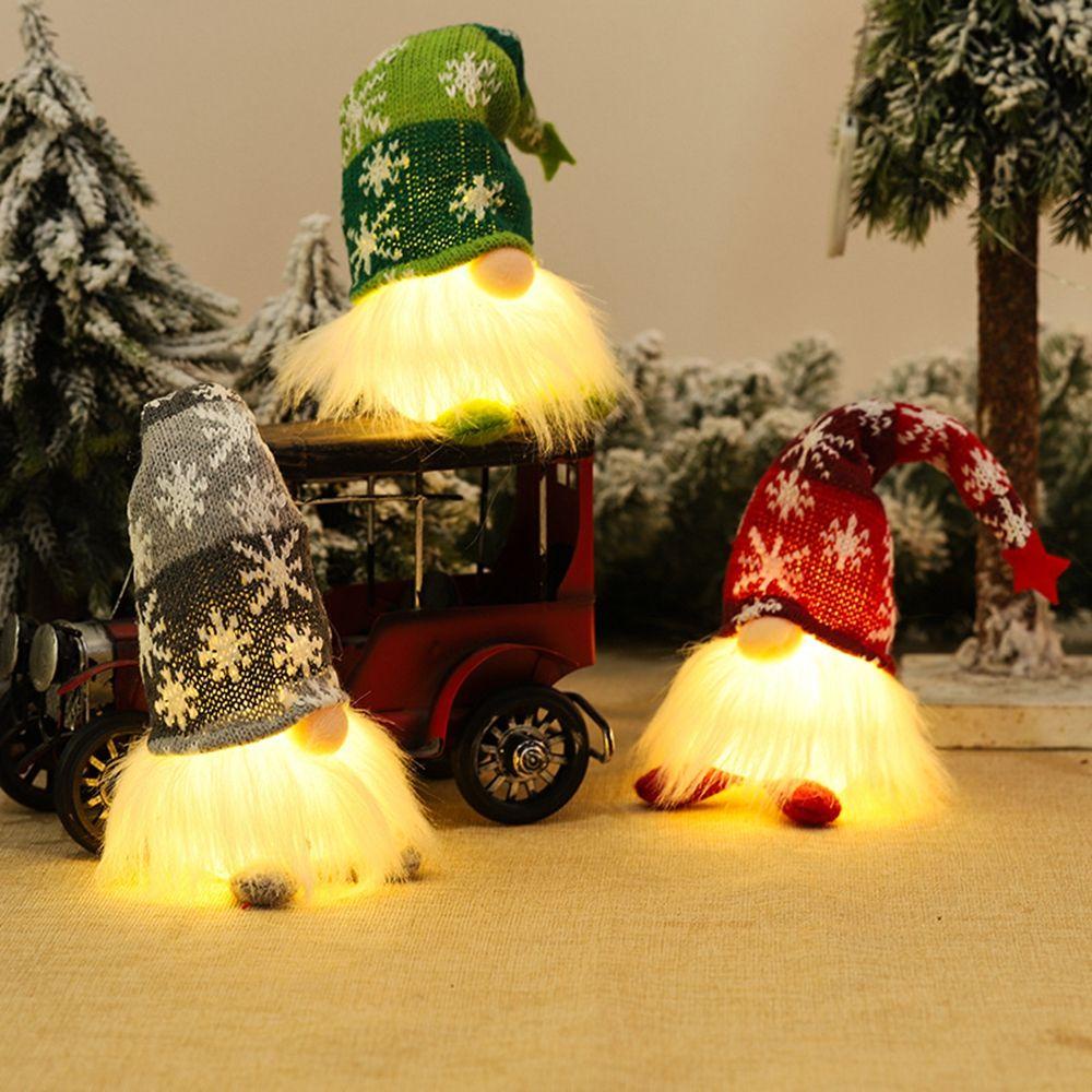 Dalton Đèn led Trang Trí Giáng Sinh Năm Mới Hình Tượng Ông Già Vô Diện goblin gnome Quà Tặng Giáng Sinh