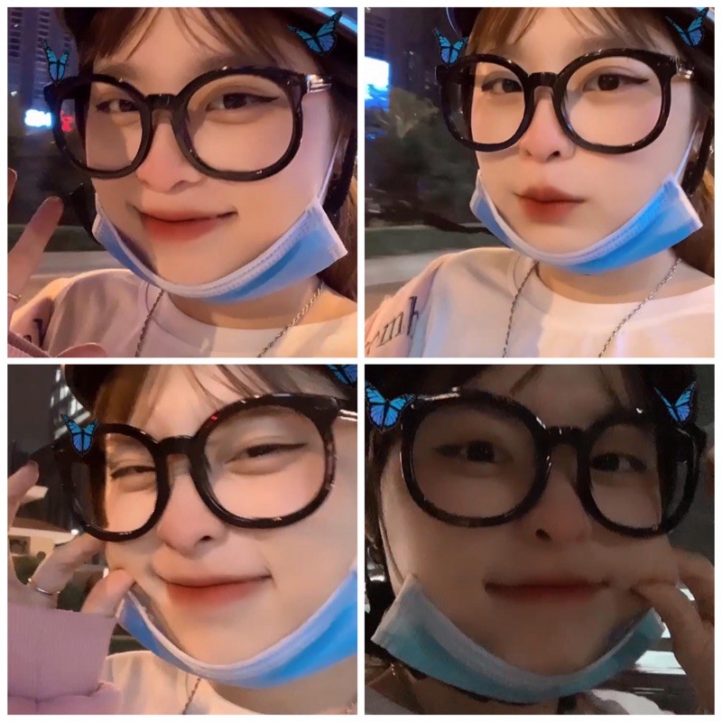 Gọng kính tròn to loại gọng dày hot tiktok | BigBuy360 - bigbuy360.vn