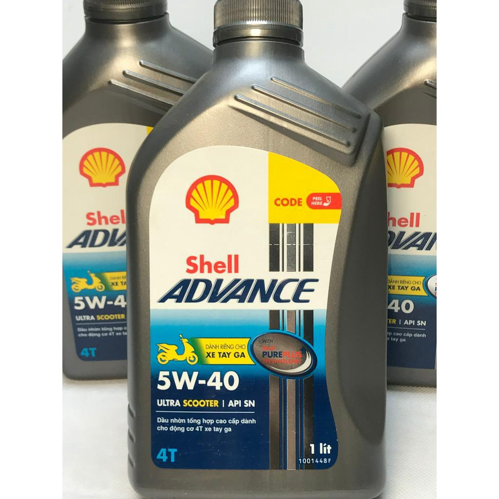 Nhớt Xe Tay Ga Shell Advance Ultra Scooter 5W40