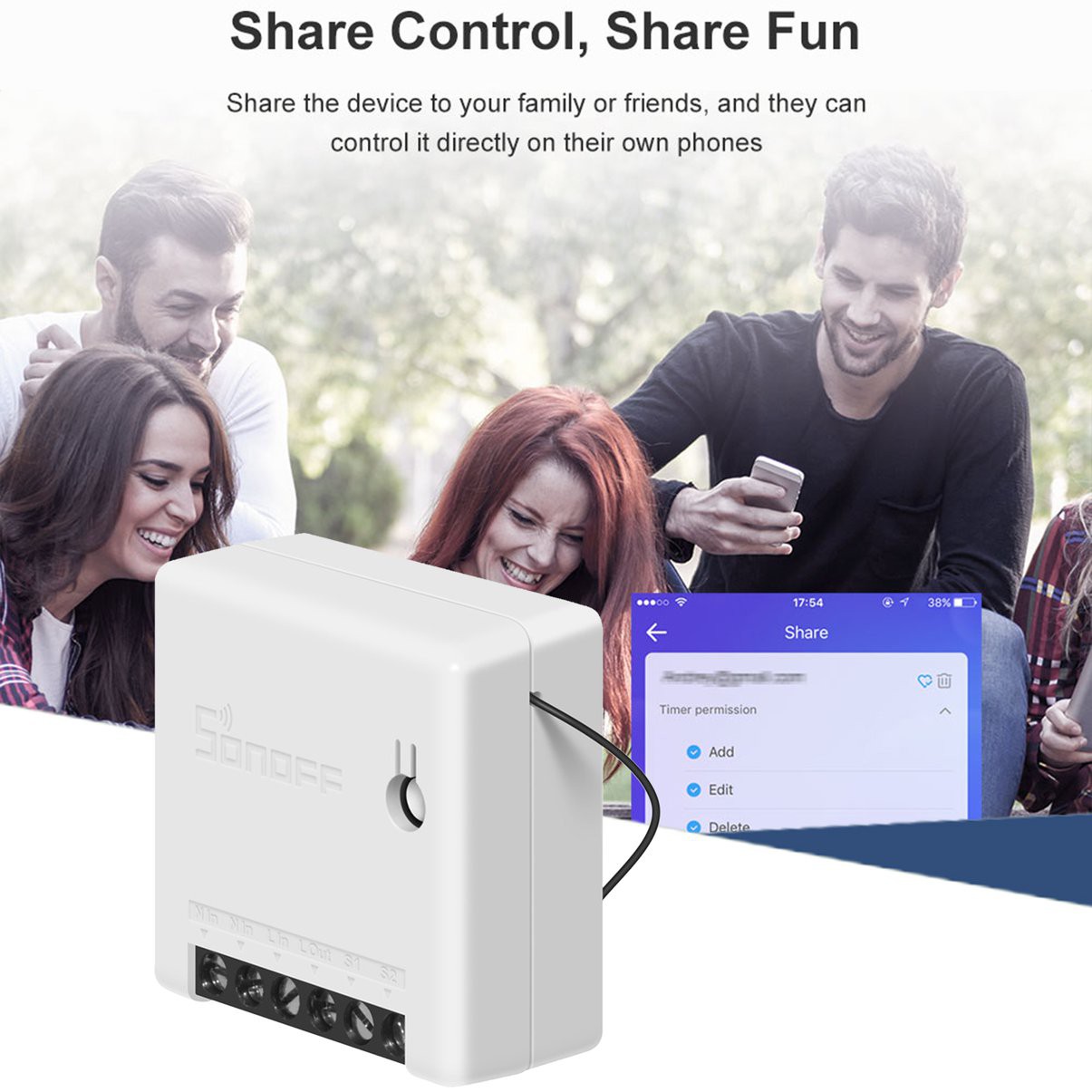 Công Tắc Thông Minh Sonoff Điều Khiển Từ Xa Kết Nối Wifi | BigBuy360 - bigbuy360.vn