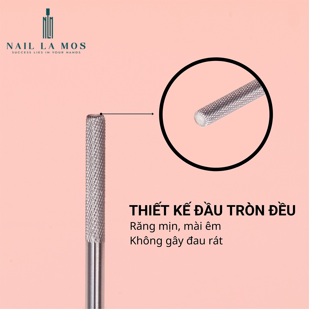 Đầu mài titan 5in1 đa năng - Đầu mài móng cao cấp, dùng bền, chuyên dụng ngành nail (lẻ chiếc)