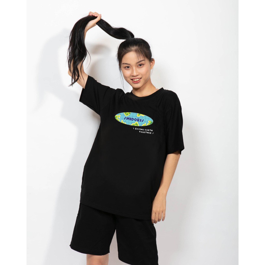 Áo Thun tay lỡ form rộng Trái Đất M Studio