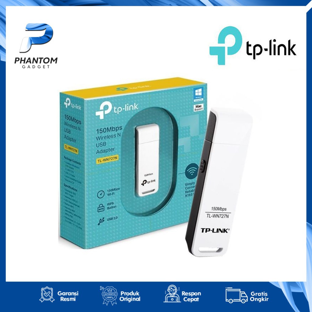 Usb Không Dây Tp-Link Tl-Wn727N 150mbps N - 1 Năm