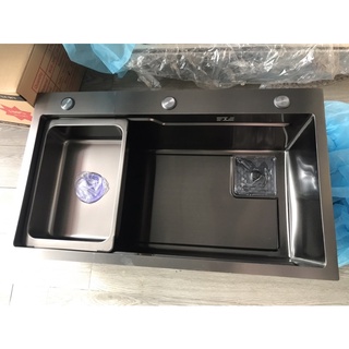 Chậu rửa bát 1 hố Nano Silver