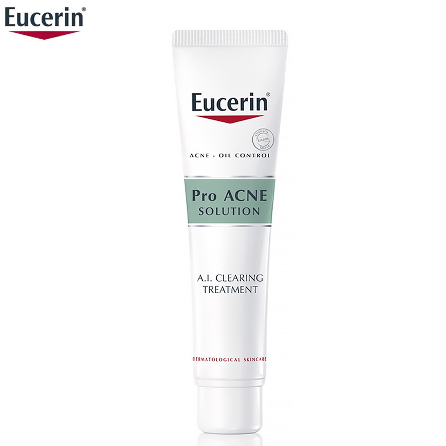 Eucerin Kem Giúp Giảm Mụn, Nhờn Sau 1 Tuần Eucerin Pro ACNE Solution AI Clearing Treatment 40ml