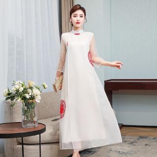 Đầm Hán Phục Cách Tân Phong Cách Trung Hoa Cho Nữ