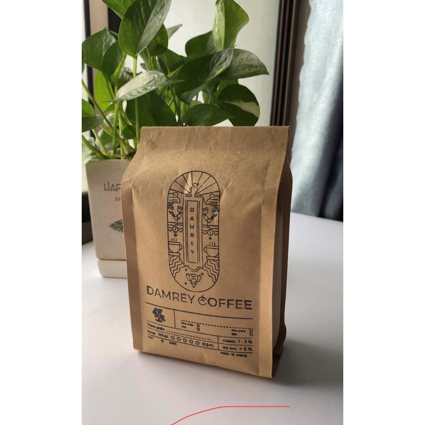 Cà phê rang xay Blend (Robusta-Arabica) nguyên chất vị truyền thống, đậm đà, hương thơm, hậu vị ngọt - DAMREY COFFEE | BigBuy360 - bigbuy360.vn