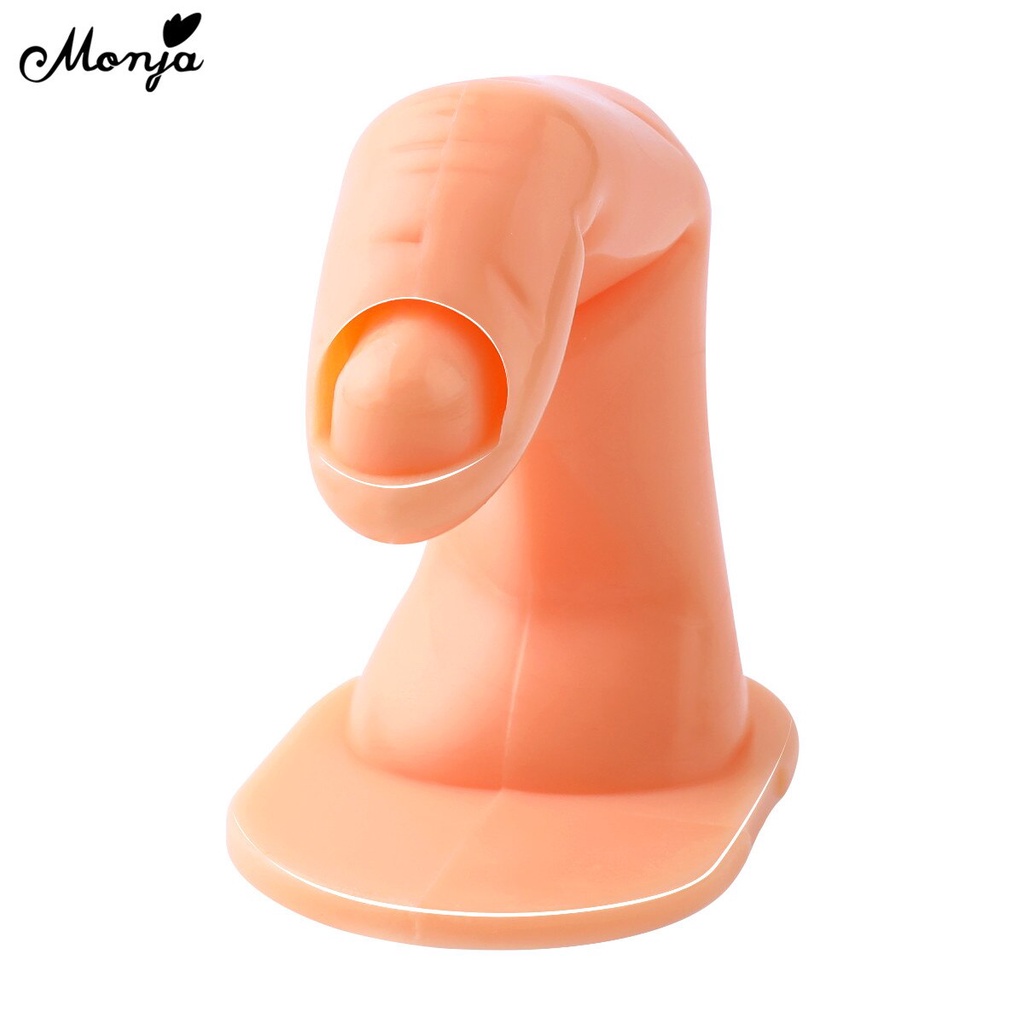 MONJA [Hàng mới về] Bộ 1/2/5 ngón tay giả dùng để luyện tập vẽ móng acrylic tiện lợi