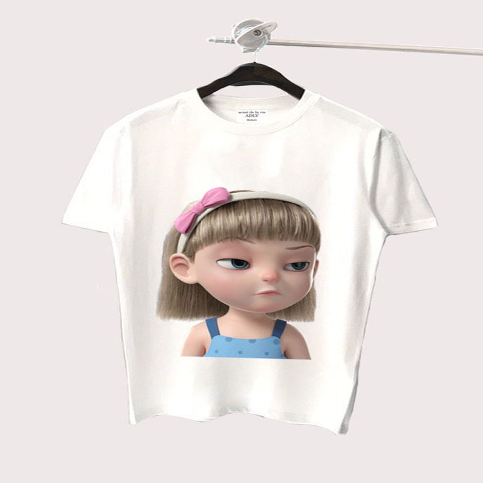 Áo thun trẻ em ADLV cộc tay BAD GIRL, Áo phông cho bé từ 1 đến 10 tuổi  - COA STORE