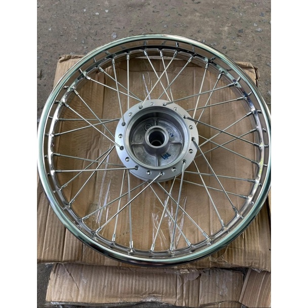 Cặp bánh  căm đùm wave 110 zin
