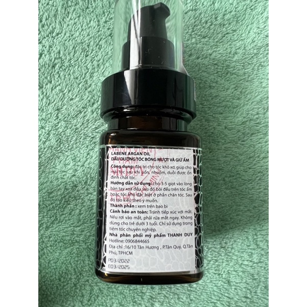 Tinh dầu dưỡng chuyên dành cho tóc khô và hư tổn LABENE Macadamia Oil Treatment 70ml