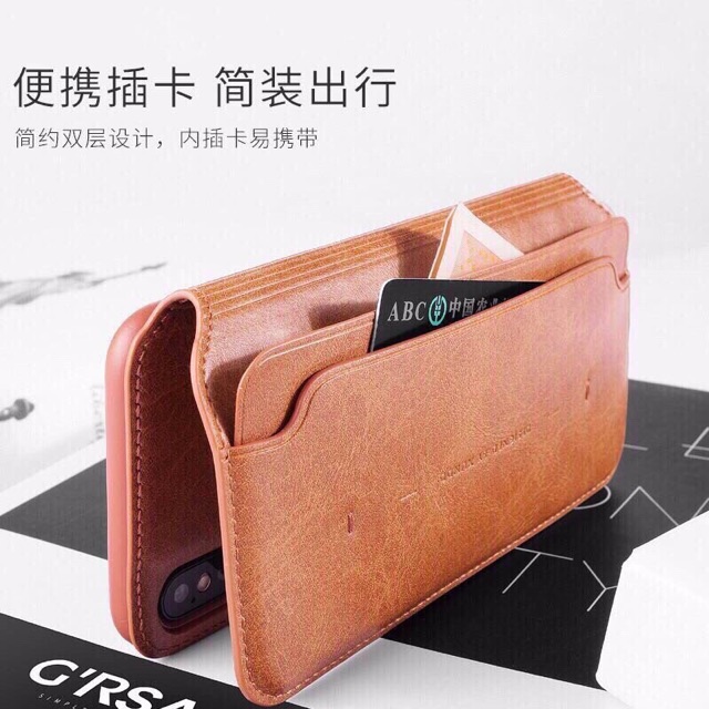 Bao da cao cấp XUNDD cài thẻ IPhone 15/ Ip15 pro/ Ip15 pro Max