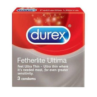[Che Tên SP] Bao Cao Su Siêu Mỏng Durex Fetherlite Ultima - 3 cái