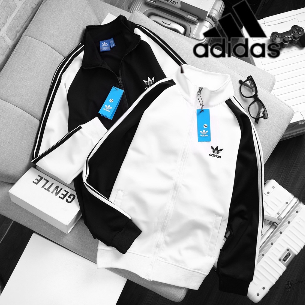 Áo khoác Adidas nữ nam sọc cánh tay chất vải umi dày dặn cao cấp xịn,tốt,bền GZAK042 Store Q&amp;P