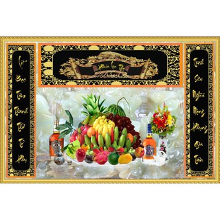 Tranh dán tường 3D Phòng thờ 80cm*1m2