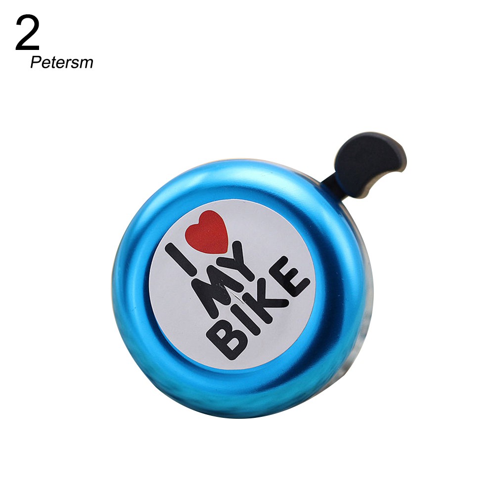 Chuông Xe Đạp In Chữ I Love My Bike Dễ Thương