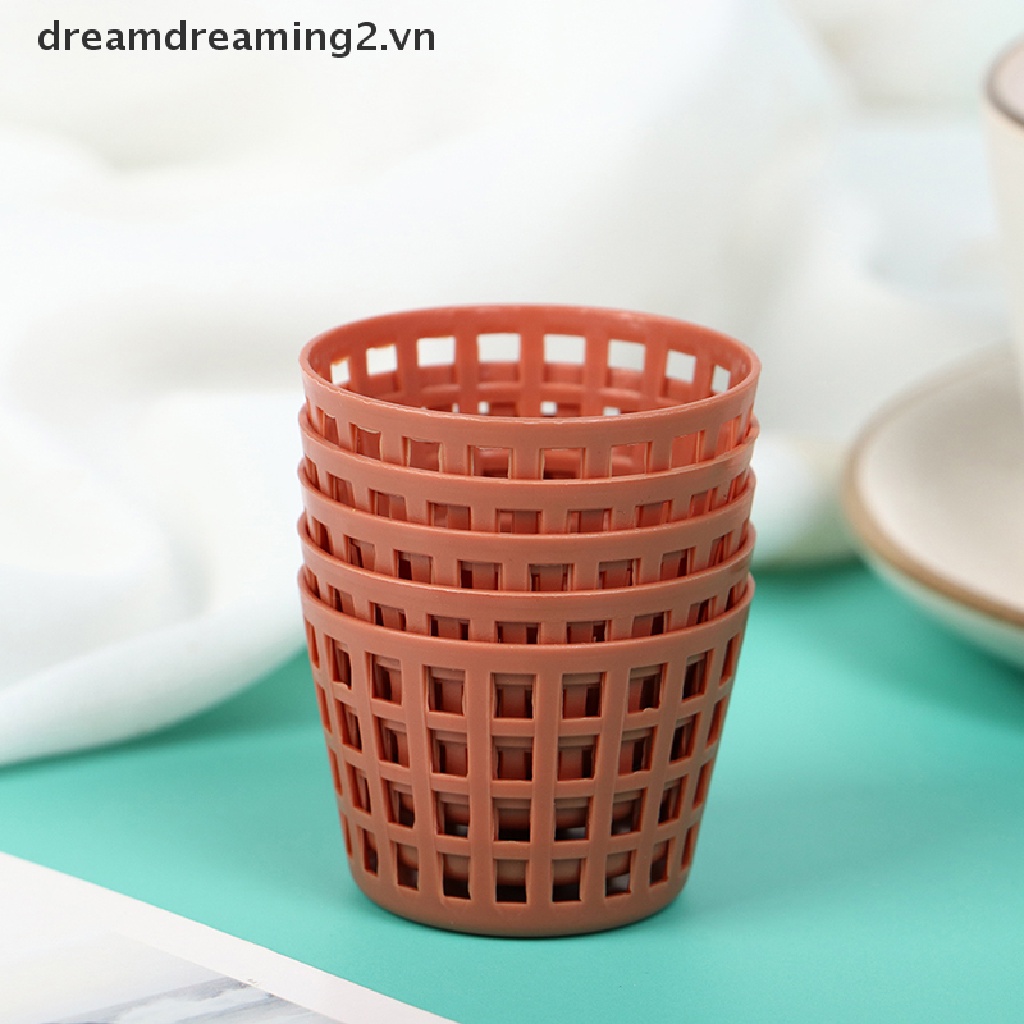 Bộ 5 Giỏ Đựng Đồ mini Dễ Thương Cho Nhà Búp Bê Tỉ Lệ 1 / 12