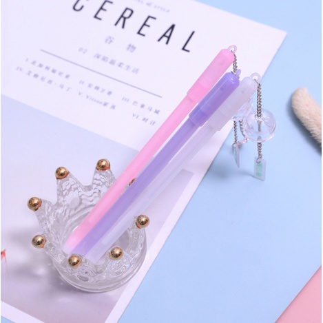 Bút tag treo chuông gió BT42 hoạt hình dễ thương kute viết gel