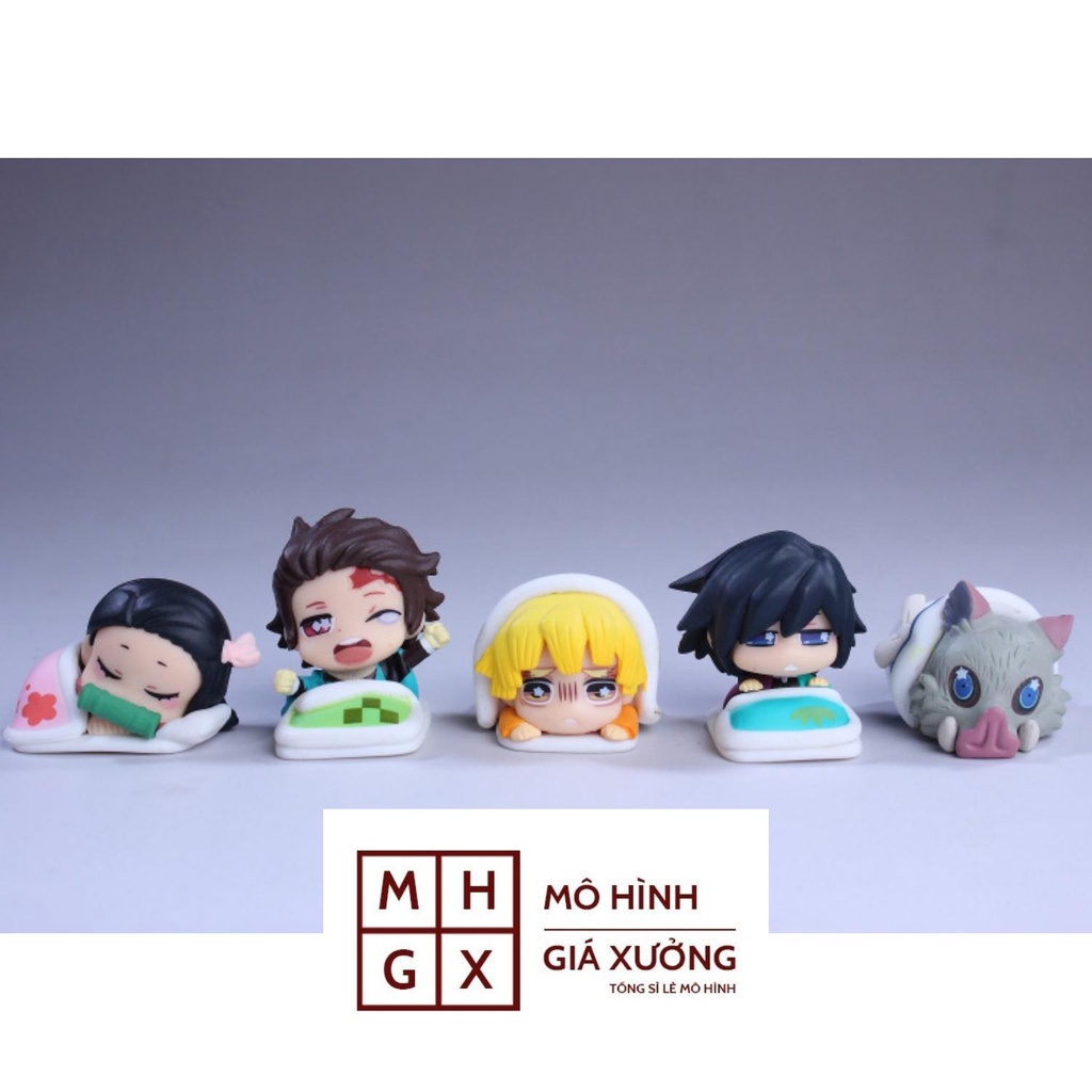 Mô hình Kimetsu No Yaiba figure Thanh Gươm Diệt Quỷ Demon Slayer 15 nhân vật chibi siêu dễ thương Tanjirou Nezuko...