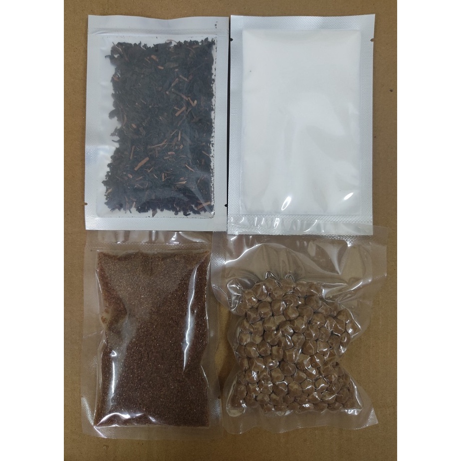 set trà sữa trân châu đường đen (5 cốc) trà sữa.nguyên liệu làm trà sữa