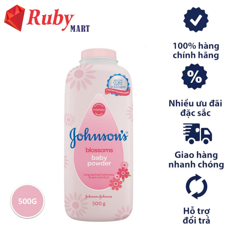 Phấn Rôm Johnson's Baby Hương Hoa Blossom Baby Powder 500g