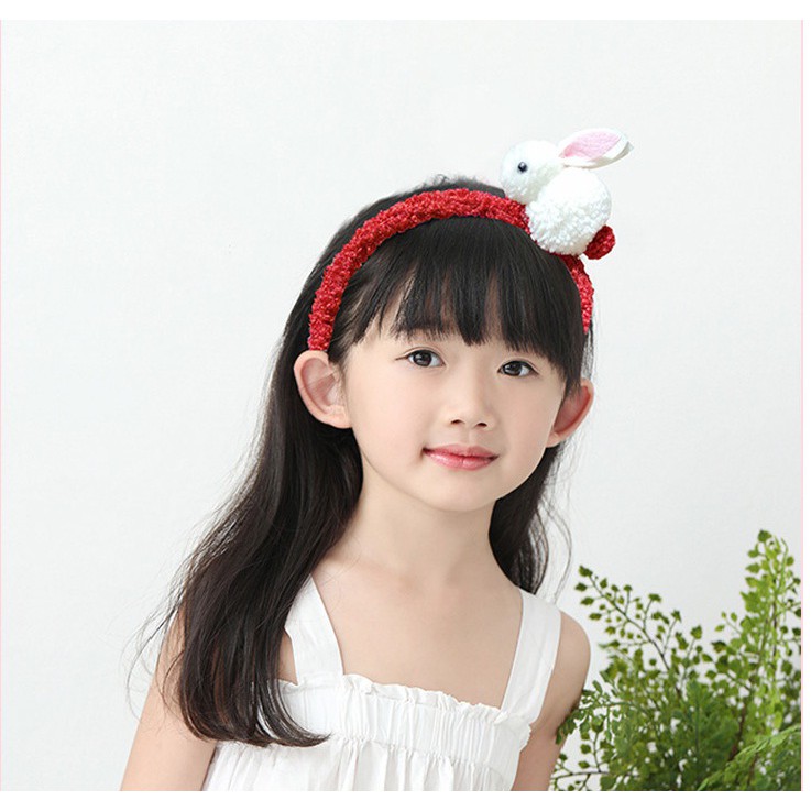 Cài tóc thỏ bông siêu cute - CCOCA018