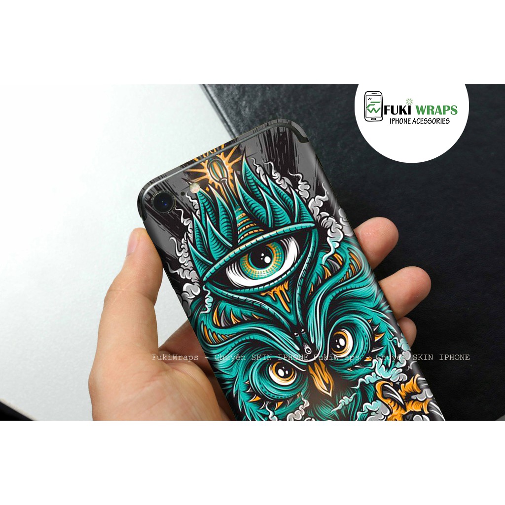 Tấm dán Skin FULL VIỀN Dành Cho 13ProMax 12ProMax 11ProMax X XS XR XSMAX 6Plus 7Plus 8Plus FukiShop