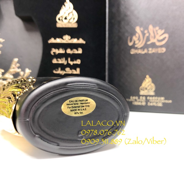 Nước hoa Nam Ghala Zayed Luxury Gold 100ml - Đại Bàng Đen