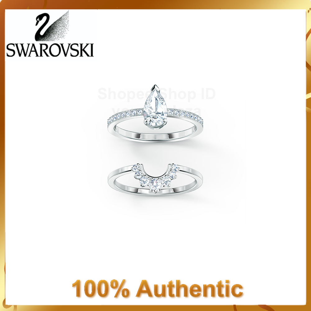 Nhẫn SWAROVSKI thiết kế xếp lớp sáng chiếu rực rỡ cho ngày lễ tình nhân