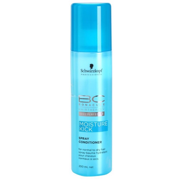 Xịt dưỡng tóc Schwarzkopf BC Bonacure Hyaluronic Moisture Kick Spray Conditioner 200ml