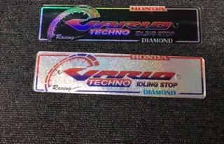 Bảng tên Mica Meca full ốc pat