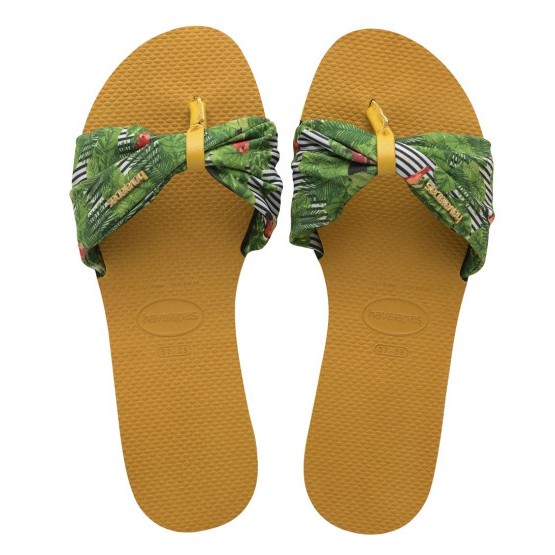 DÉP NỮ HAVAIANAS YOU SAINT BURNED YELLOW FLIP FLOP