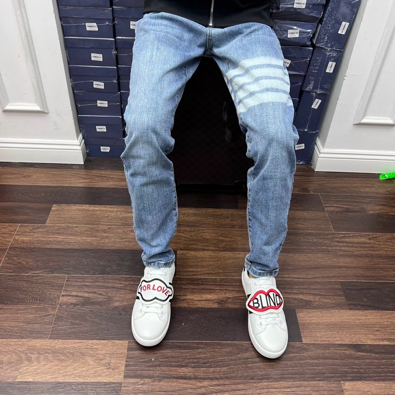 Quần Biker Nam hoạ tiết 3 vạch cực nét