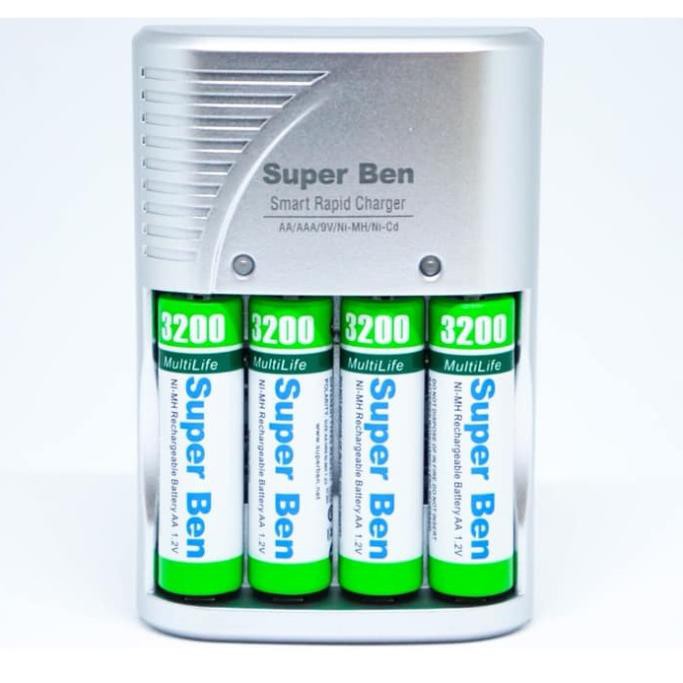 BÁN CHẠY--Bộ sạc Pin AA/AAA Super