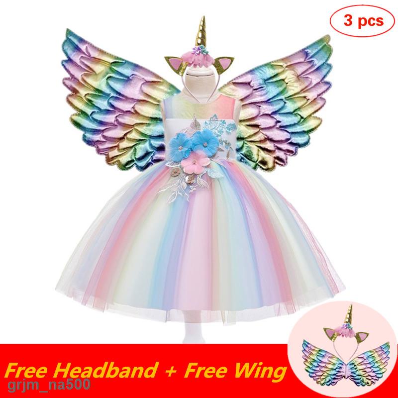 FREE SHIP Đầm Công Chúa NNJXD Thiết Kế Xinh Xắn Thời Trang Cho Bé Gái Từ 3-10 Tuổi