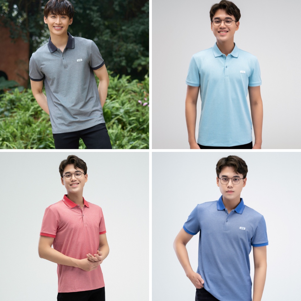 Áo polo nam YODY phông tay ngắn, cổ bẻ chất vải cotton mắt chim, chuẩn phom xuất xịn APM3299