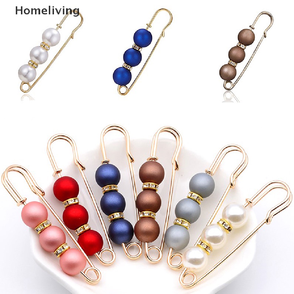 Ghim Cài Thắt Lưng Đính Hạt Ngọc Trai Giả Cỡ Lớn An Toàn