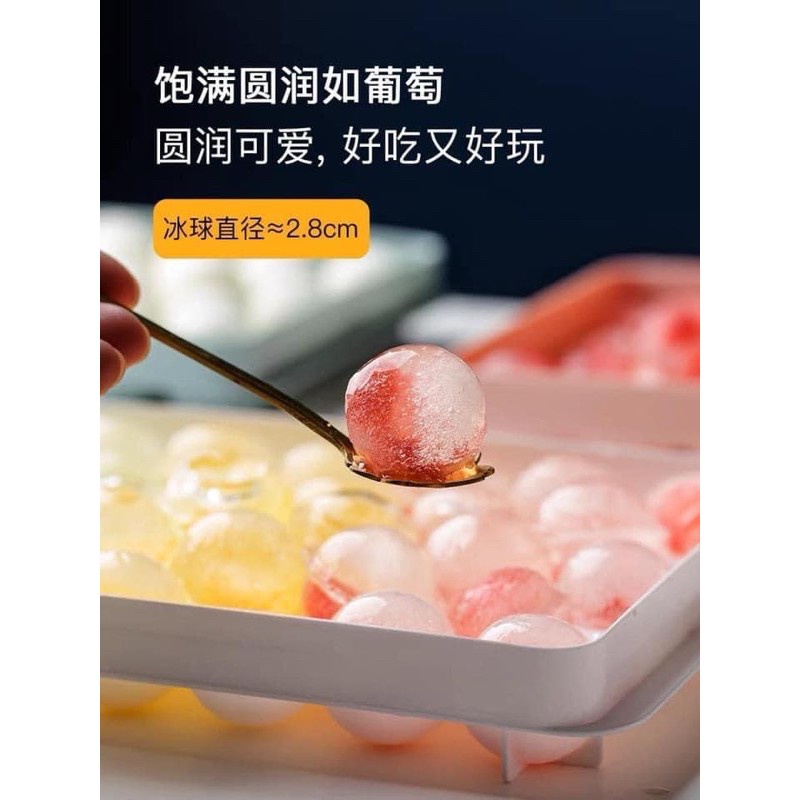 [FREESHIP] Khay Làm Đá Bi Thế Hệ Mới 33 Viên