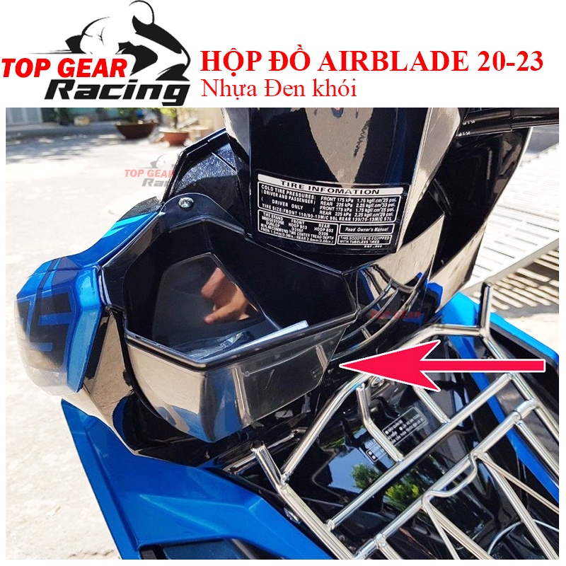 Hộp Đựng Đồ AB Air Blade 2016 - 2023 Nhựa Đen