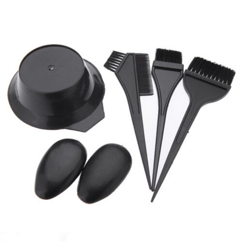 Bộ 5 Dụng Cụ Tự Nhuộm Tóc Màu Đen Tiện Dụng Cho Salon