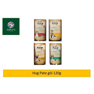 [Quận 5] - [120g]Pate Hug dạng gói thức ăn cho chó 120g đủ vị