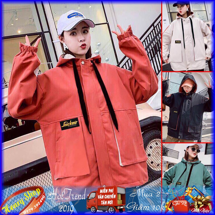 ÁO KHOÁT KAKI M130 (Snickors) [Henry Shop]