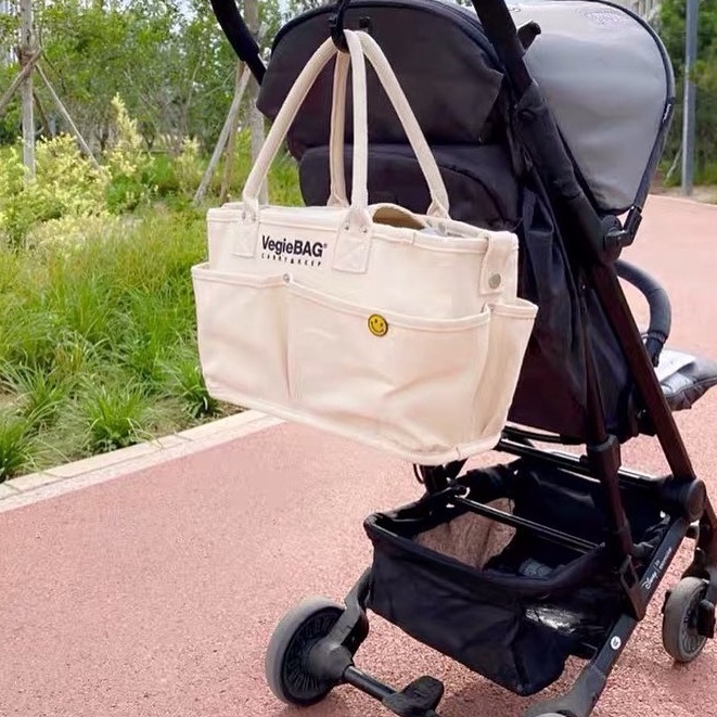 Túi Xách Balo Bỉm Sữa Cho Mẹ Và Bé Vegiebag size đại Đa Năng phong cách Hàn Quốc hàng cao cấp mesocshop