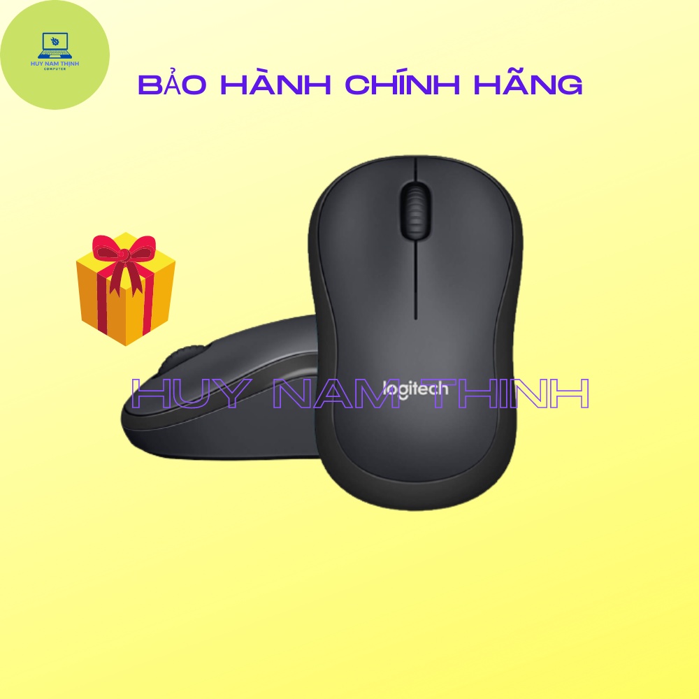 Chuột không dây LOGITECH M220 độ nhạy cao, giảm tiếng ồn, có nút on off tặng kèm pin chính hãng