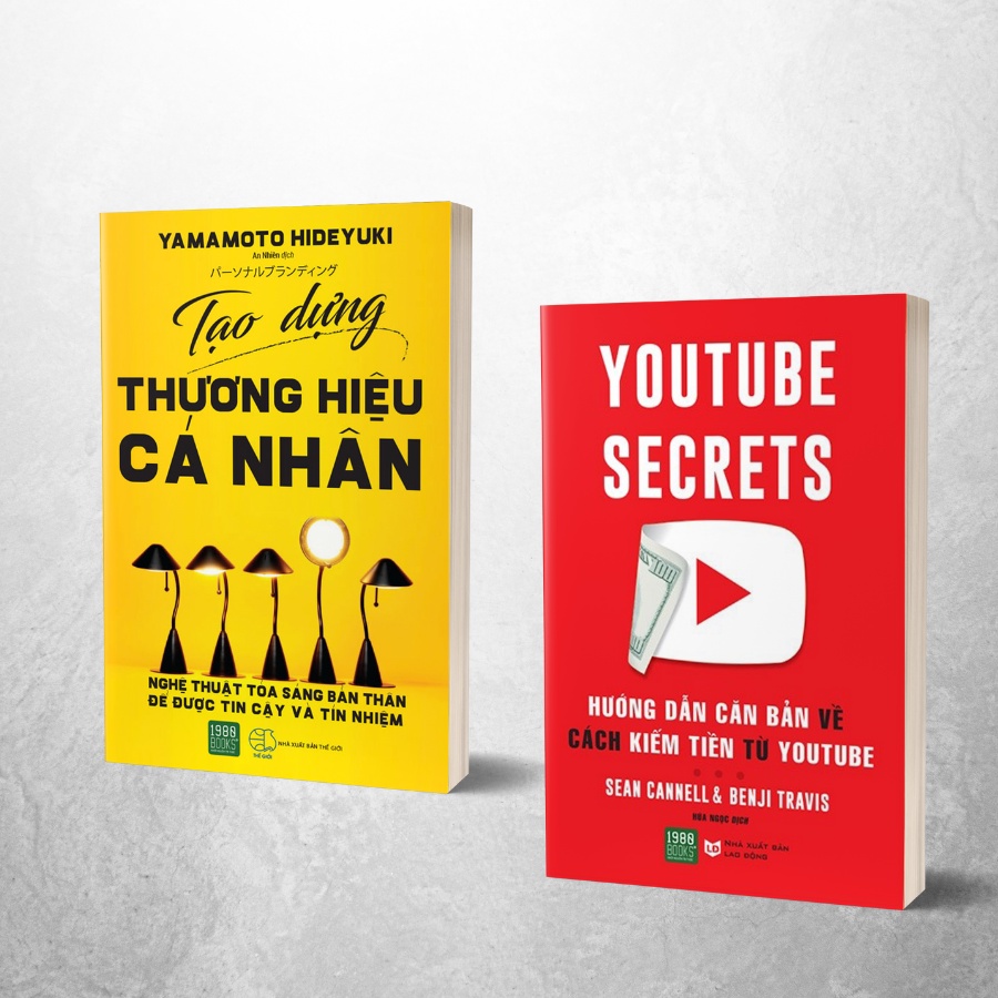 Sách - Combo Tạo dựng thương hiệu cá nhân + Youtube Secrets